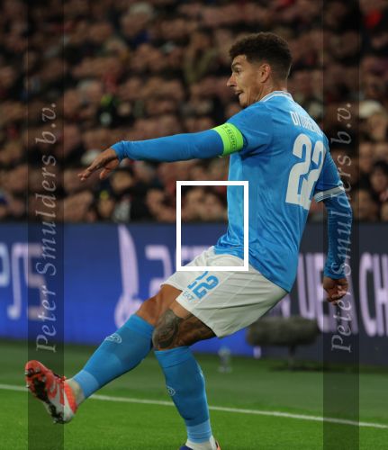 Eindhoven, 21 Oktober 2025
CL Wedstrijd PSV-Napolie, eindstand 6-2
Giovanni Di Lorenzo
