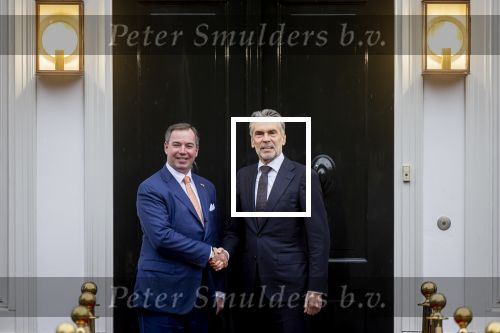 Den Haag 19 november 2025
Guillaume van Luxemburg en zijn vrouw Stephanie bezoeken koning Willem Alexander en Koningin Maxima op paleis Noordeinde . Dick Schoof