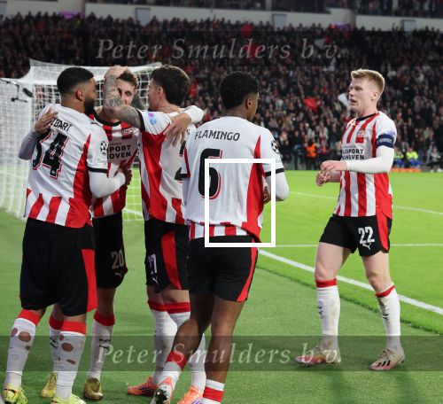 Eindhoven, 21 Oktober 2025
CL Wedstrijd PSV-Napolie, eindstand 6-2
Ismael Saibari scoort 2-1