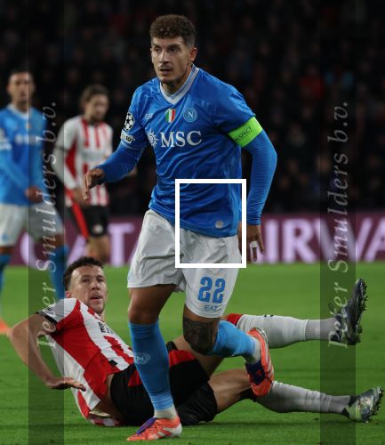 Eindhoven, 21 Oktober 2025
CL Wedstrijd PSV-Napolie, eindstand 6-2
Ivan Perisic met Giovanni Di Lorenzo