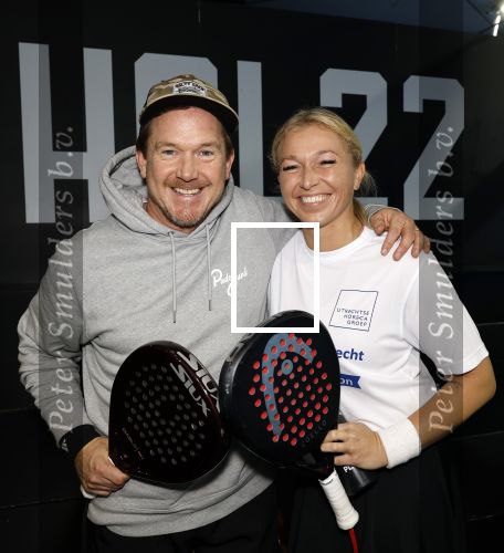 Utrecht 6 november 2025
Padel tournooi voor het UMC ziekenhuis bij Hal 22. Johnny de Mol speelde samen met Michaela Krajicek