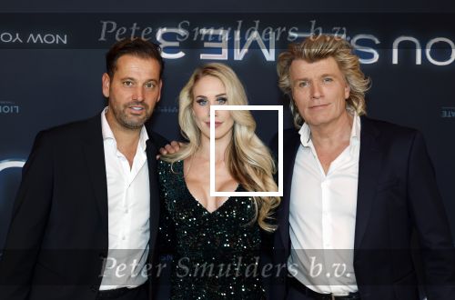 Amsterdam 11 november 2025
Premiere Now you see me 3 bij The Harbour Club . Joost Verhoeven met partner Bo Yael en Hans Klok