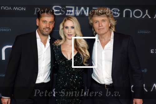 Amsterdam 11 november 2025
Premiere Now you see me 3 bij The Harbour Club . Joost Verhoeven met partner Bo Yael en Hans Klok