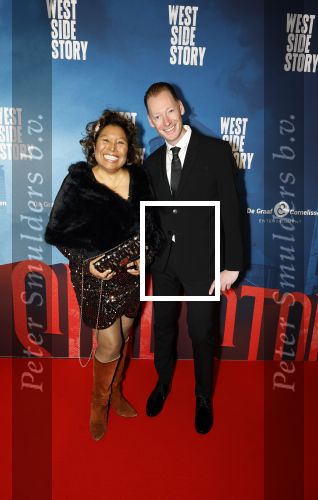 Rotterdam 23 november 2025
Premiere West side story in het nieuwe luxor. Justine Pelmelay met een kennis