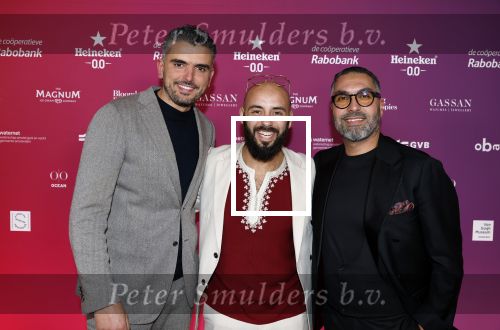 Amsterdam 27 oktober 2025
750 jaar Amsterdam bij het v Gogh museum . Karim Amghar Sofyan Mbarki en Mourad Taimounti