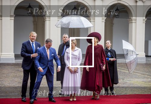 Den Haag 19 november 2025
Guillaume van Luxemburg en zijn vrouw Stephanie bezoeken koning Willem Alexander en Koningin Maxima op paleis Noordeinde .