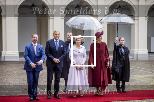 Den Haag 19 november 2025
Guillaume van Luxemburg en zijn vrouw Stephanie bezoeken koning Willem Alexander en Koningin Maxima op paleis Noordeinde .