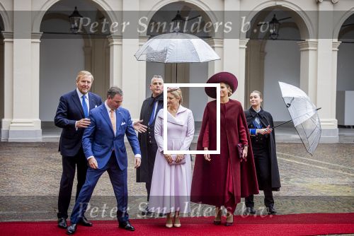 Den Haag 19 november 2025
Guillaume van Luxemburg en zijn vrouw Stephanie bezoeken koning Willem Alexander en Koningin Maxima op paleis Noordeinde .