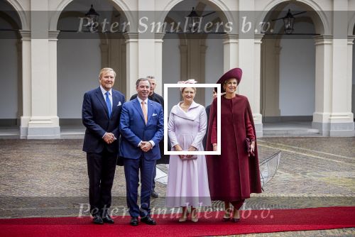 Den Haag 19 november 2025
Guillaume van Luxemburg en zijn vrouw Stephanie bezoeken koning Willem Alexander en Koningin Maxima op paleis Noordeinde .