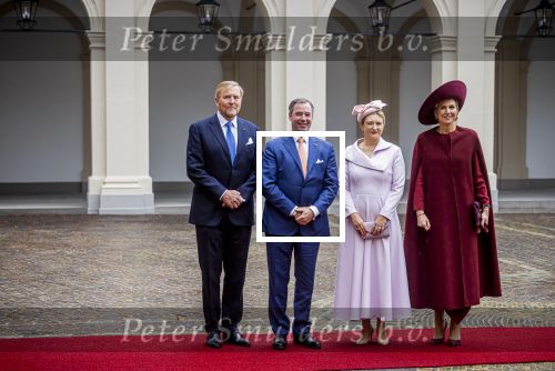 Den Haag 19 november 2025
Guillaume van Luxemburg en zijn vrouw Stephanie bezoeken koning Willem Alexander en Koningin Maxima op paleis Noordeinde .