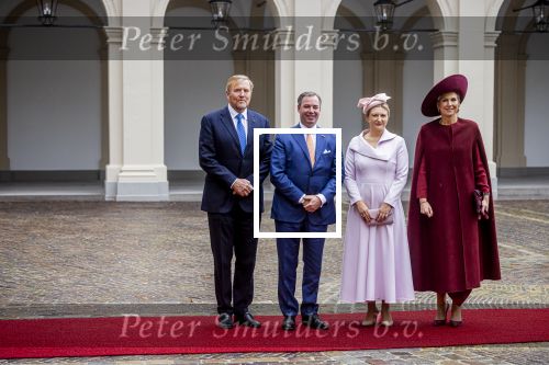 Den Haag 19 november 2025
Guillaume van Luxemburg en zijn vrouw Stephanie bezoeken koning Willem Alexander en Koningin Maxima op paleis Noordeinde .
