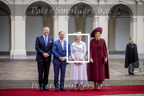 Den Haag 19 november 2025
Guillaume van Luxemburg en zijn vrouw Stephanie bezoeken koning Willem Alexander en Koningin Maxima op paleis Noordeinde .