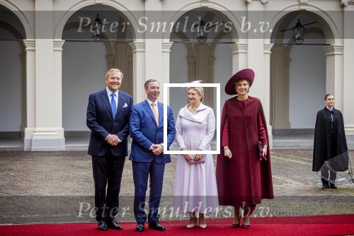 Den Haag 19 november 2025
Guillaume van Luxemburg en zijn vrouw Stephanie bezoeken koning Willem Alexander en Koningin Maxima op paleis Noordeinde .