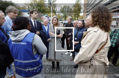 Zaandam 15 oktober 2025
Koningin Maxima en staatssecretaris Jurgen Nobel zijn in  Zaandam-Oost in het kader van het â€˜Pact Zaandam-Oost