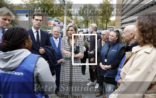 Zaandam 15 oktober 2025
Koningin Maxima en staatssecretaris Jurgen Nobel zijn in  Zaandam-Oost in het kader van het â€˜Pact Zaandam-Oost