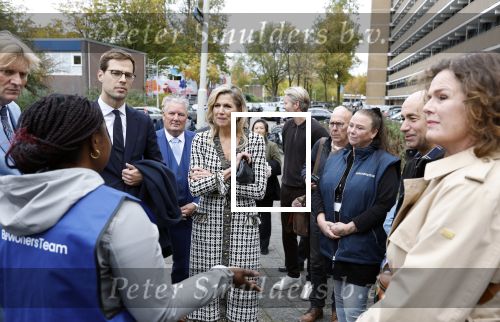 Zaandam 15 oktober 2025
Koningin Maxima en staatssecretaris Jurgen Nobel zijn in  Zaandam-Oost in het kader van het â€˜Pact Zaandam-Oost