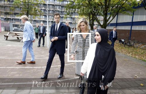 Zaandam 15 oktober 2025
Koningin Maxima en staatssecretaris Jurgen Nobel zijn in  Zaandam-Oost in het kader van het â€˜Pact Zaandam-Oost