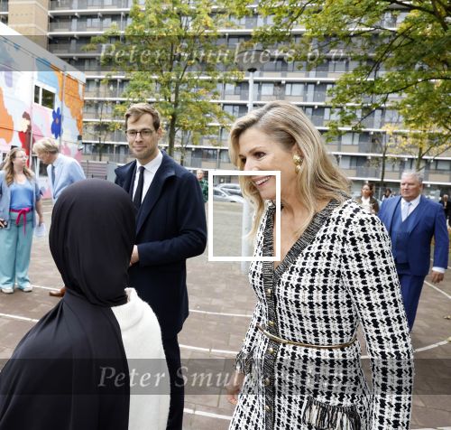 Zaandam 15 oktober 2025
Koningin Maxima en staatssecretaris Jurgen Nobel zijn in  Zaandam-Oost in het kader van het â€˜Pact Zaandam-Oost