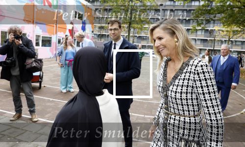 Zaandam 15 oktober 2025
Koningin Maxima en staatssecretaris Jurgen Nobel zijn in  Zaandam-Oost in het kader van het â€˜Pact Zaandam-Oost