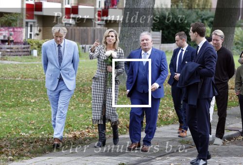 Zaandam 15 oktober 2025
Koningin Maxima en staatssecretaris Jurgen Nobel zijn in  Zaandam-Oost in het kader van het â€˜Pact Zaandam-Oost
