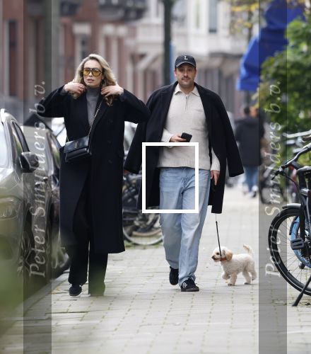 Amsterdam 8 november 2025
Loiza Lamers en haar partner Jelle Ploeg  in Amsterdam zuid.