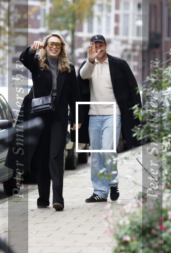 Amsterdam 8 november 2025
Loiza Lamers en haar partner Jelle Ploeg  in Amsterdam zuid.