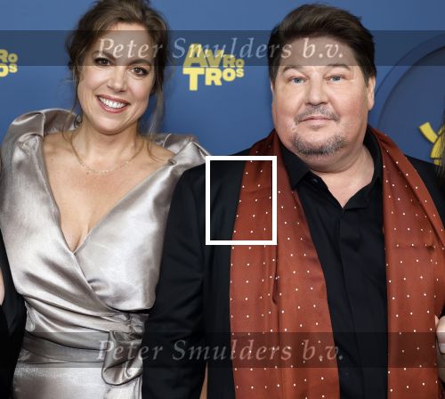 Amsterdam 16 oktober 2025
Uitreiking televizierring 2025 in Carre 
Martijn Krabbe met zijn vrouw Deborah Krabbe