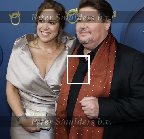 Amsterdam 16 oktober 2025
Uitreiking televizierring 2025 in Carre 
Martijn Krabbe met zijn vrouw Deborah Krabbe
