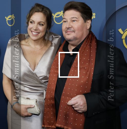 Amsterdam 16 oktober 2025
Uitreiking televizierring 2025 in Carre 
Martijn Krabbe met zijn vrouw Deborah Krabbe