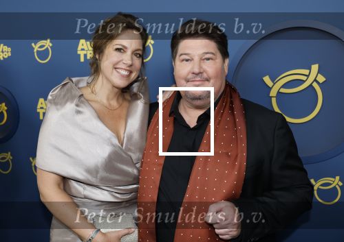 Amsterdam 16 oktober 2025
Uitreiking televizierring 2025 in Carre 
Martijn Krabbe met zijn vrouw Deborah Krabbe