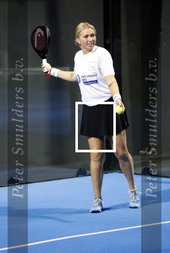Utrecht 6 november 2025
Padel tournooi voor het UMC ziekenhuis bij Hal 22. Michaela Krajicek