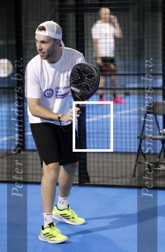 Utrecht 6 november 2025
Padel tournooi voor het UMC ziekenhuis bij Hal 22. Nicky Romero speelde samen met Renze Klamer