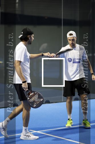 Utrecht 6 november 2025
Padel tournooi voor het UMC ziekenhuis bij Hal 22. Nicky Romero speelde samen met Renze Klamer