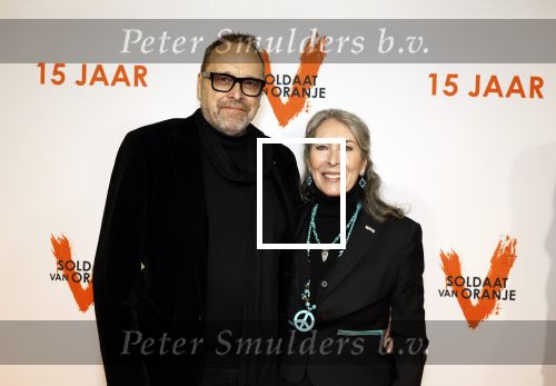 Leiden 30 oktober 2025
15 jaar de musical soldaat v Oranje . Patricia Steur met partner Leendert Masselink