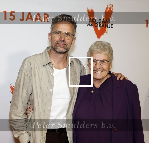 Leiden 30 oktober 2025
15 jaar de musical soldaat v Oranje . Patrick Martens met moeder