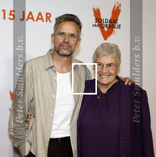Leiden 30 oktober 2025
15 jaar de musical soldaat v Oranje . Patrick Martens met moeder