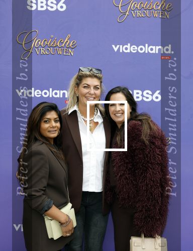 Blaricum 17 oktober 2025
Perspresentatie eerste aflevering Gooische vrouwen met oa aanwezig Linda de Mol Susan Visser Liews Visschedijk Teunie de Brouwer Tommy v Lent Robert de Hoog en Eefje Kuijtzer . Paulien Wingelaar Leslie Keijzer Kimberley Bosman