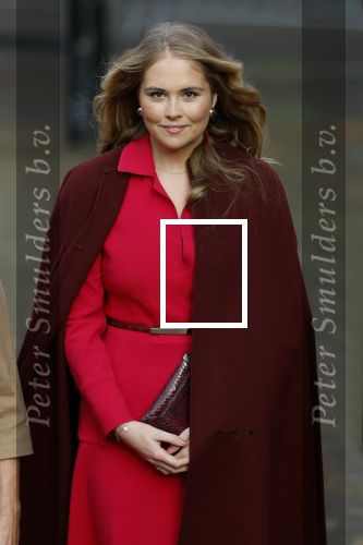 Den Haag 20 november 2025
 Prinses Amalia en haar vader Koning Willem Alexander bij de Grote Kerk, na de Bijzondere Verenigde Vergadering van de Eerste en Tweede Kamer, ter gelegenheid van de tachtigste verjaardag dat het parlement na de Tweede Wereldoorlog voor het eerst weer in gezamenlijkheid bijeenkwam. Eerste Kamervoorzitter Mei Li Vos Tweede Kamervoorzitter Thom van Campenvingen ze op .