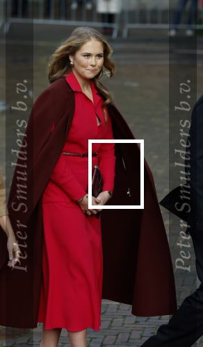 Den Haag 20 november 2025
 Prinses Amalia en haar vader Koning Willem Alexander bij de Grote Kerk, na de Bijzondere Verenigde Vergadering van de Eerste en Tweede Kamer, ter gelegenheid van de tachtigste verjaardag dat het parlement na de Tweede Wereldoorlog voor het eerst weer in gezamenlijkheid bijeenkwam. Eerste Kamervoorzitter Mei Li Vos Tweede Kamervoorzitter Thom van Campenvingen ze op .