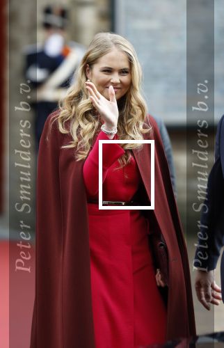 Den Haag 20 november 2025
 Prinses Amalia en haar vader Koning Willem Alexander bij de Grote Kerk, na de Bijzondere Verenigde Vergadering van de Eerste en Tweede Kamer, ter gelegenheid van de tachtigste verjaardag dat het parlement na de Tweede Wereldoorlog voor het eerst weer in gezamenlijkheid bijeenkwam. Eerste Kamervoorzitter Mei Li Vos Tweede Kamervoorzitter Thom van Campenvingen ze op .