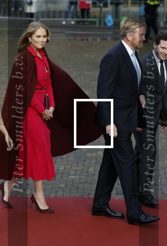 Den Haag 20 november 2025
 Prinses Amalia en haar vader Koning Willem Alexander bij de Grote Kerk, na de Bijzondere Verenigde Vergadering van de Eerste en Tweede Kamer, ter gelegenheid van de tachtigste verjaardag dat het parlement na de Tweede Wereldoorlog voor het eerst weer in gezamenlijkheid bijeenkwam. Eerste Kamervoorzitter Mei Li Vos Tweede Kamervoorzitter Thom van Campenvingen ze op .