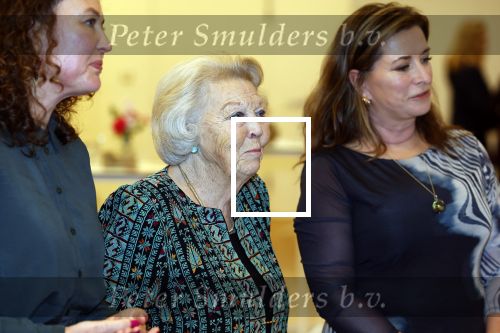 Amsterdam 13 november 2025
Prinses Beatrix en Sacha de Boer bij de opening van een fototentoonstelling ter gelegenheid van het honderdjarig bestaan van ontwikkelingsorganisatie Simavi in het Rijksmuseum in Amsterdam