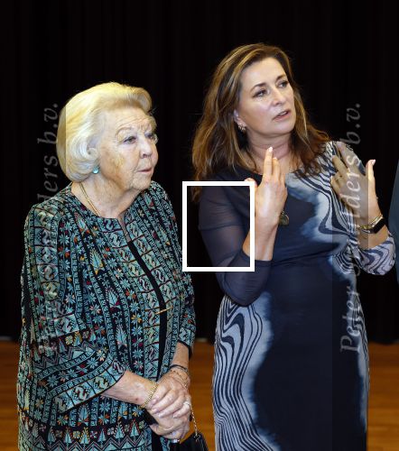 Amsterdam 13 november 2025
Prinses Beatrix en Sacha de Boer bij de opening van een fototentoonstelling ter gelegenheid van het honderdjarig bestaan van ontwikkelingsorganisatie Simavi in het Rijksmuseum in Amsterdam