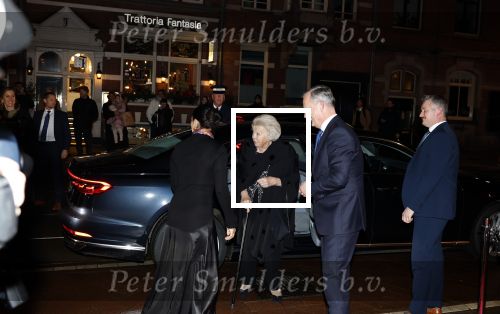 Amsterdam 24 november 2025
Prinses Beatrix en Prinses Margriet aanwezig bij het Nederlands Balletgala in het DeLaMar in Amsterdam .