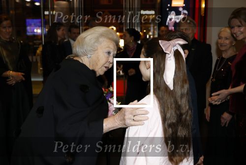 Amsterdam 24 november 2025
Prinses Beatrix en Prinses Margriet aanwezig bij het Nederlands Balletgala in het DeLaMar in Amsterdam .