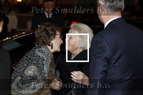 Amsterdam 24 november 2025
Prinses Beatrix en Prinses Margriet aanwezig bij het Nederlands Balletgala in het DeLaMar in Amsterdam .