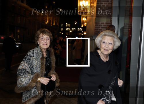 Amsterdam 24 november 2025
Prinses Beatrix en Prinses Margriet aanwezig bij het Nederlands Balletgala in het DeLaMar in Amsterdam .