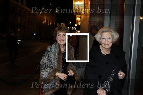 Amsterdam 24 november 2025
Prinses Beatrix en Prinses Margriet aanwezig bij het Nederlands Balletgala in het DeLaMar in Amsterdam .