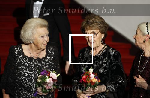 Amsterdam 24 november 2025
Prinses Beatrix en Prinses Margriet aanwezig bij het Nederlands Balletgala in het DeLaMar in Amsterdam . Ook aanwezig oa Alexandra Radius & Han Ebbelaar