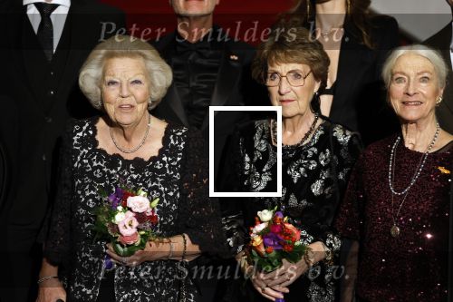 Amsterdam 24 november 2025
Prinses Beatrix en Prinses Margriet aanwezig bij het Nederlands Balletgala in het DeLaMar in Amsterdam . Ook aanwezig oa Alexandra Radius & Han Ebbelaar